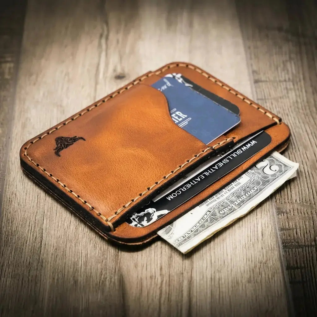 Mansfield Minimalist Wallet Bull Sheath Leather