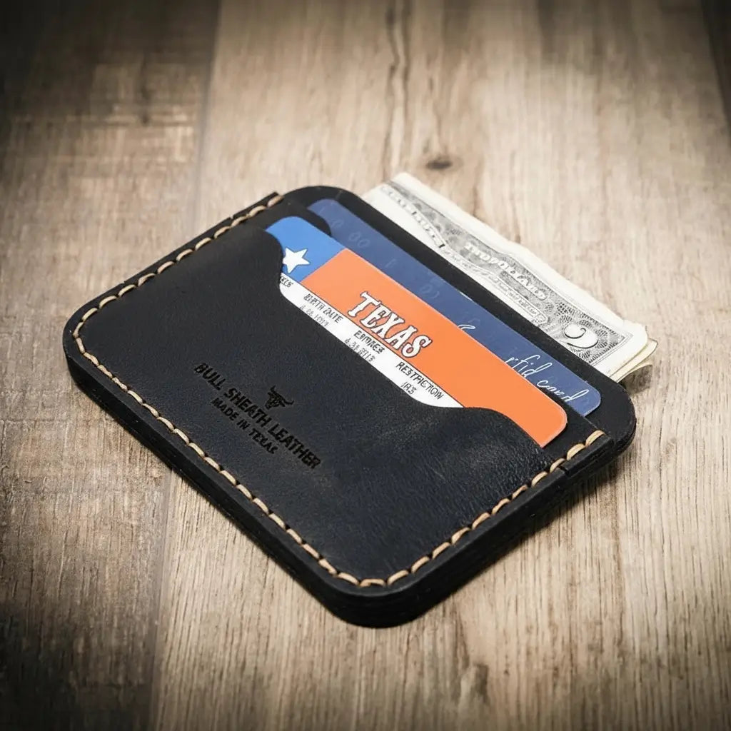Pflugerville Card Wallet Bull Sheath Leather