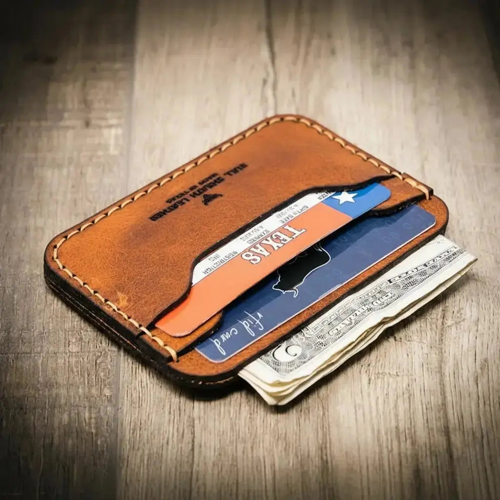 Pflugerville Card Wallet Bull Sheath Leather