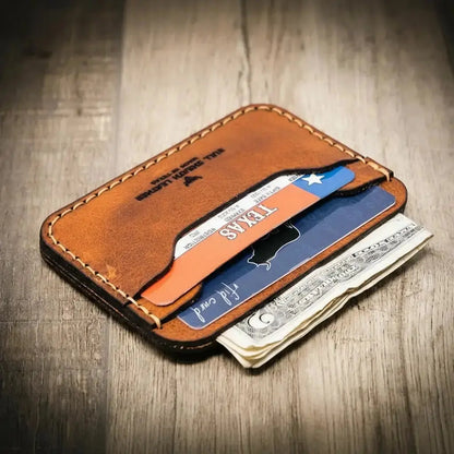 Pflugerville Card Wallet Bull Sheath Leather