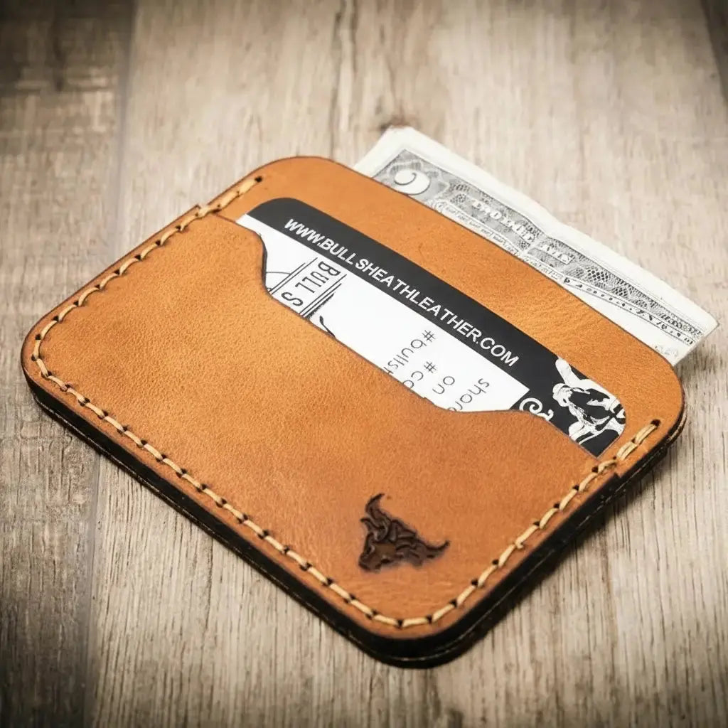 Pflugerville Card Wallet Bull Sheath Leather
