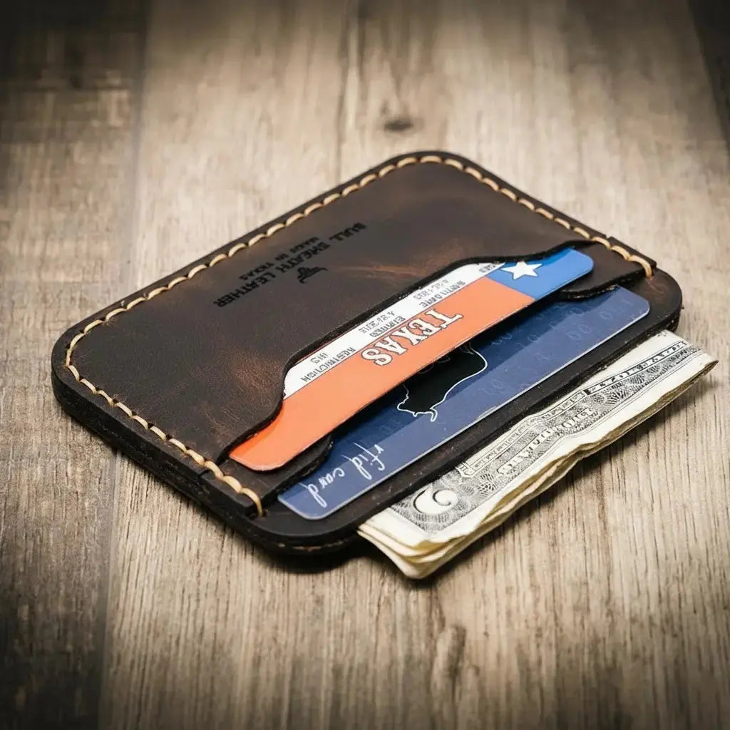 Pflugerville Card Wallet Bull Sheath Leather