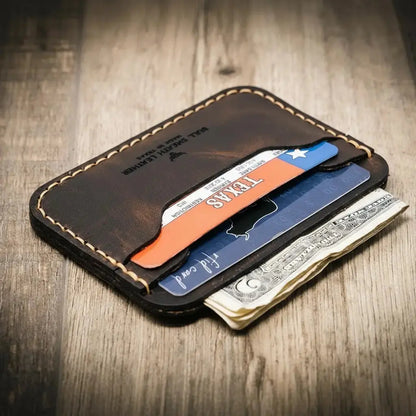 Pflugerville Card Wallet Bull Sheath Leather