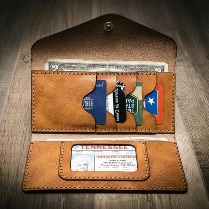 Sugar Land Clutch Wallet Bull Sheath Leather