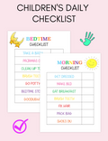 Children's Daily Checklist Jessica Autumn