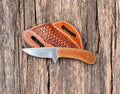 Custom Cowboy Knife with Rasp Steel Blade & Micarta Handle Damascus Knife Store