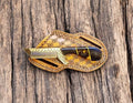 Handmade Tanto Bull Cutter Knife with G10 Resin Handle Damascus Knife Store