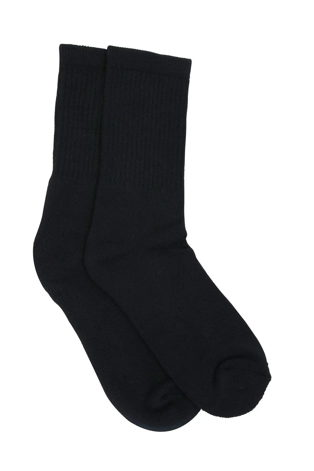 3/4 Crew Black Bamboo Viscose Socks Spun Bamboo