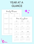 Year At A Glance Jessica Autumn