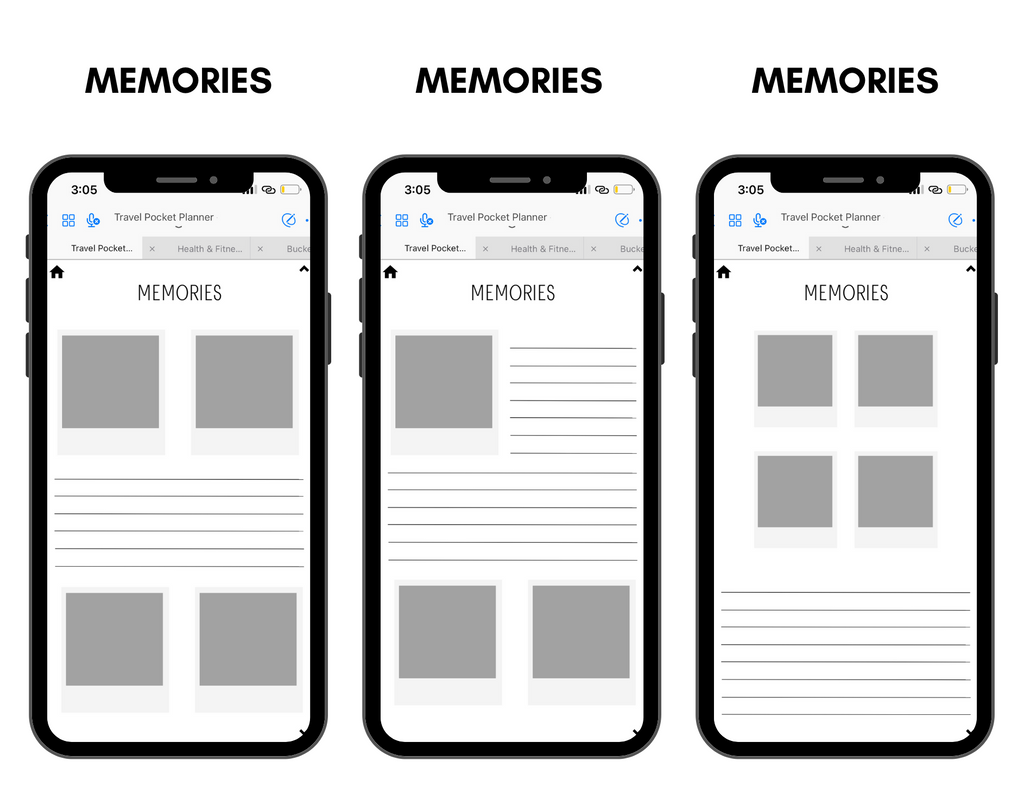 Digital Travel Phone Planner Neutral Jessica Autumn