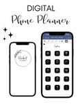 Digital Phone Planner Black Jessica Autumn