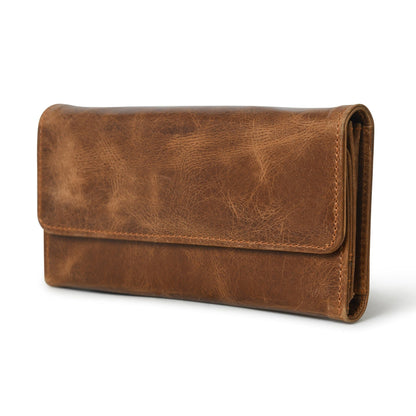 Ellison Women's Wallet- Tan Brown Classy Leather Bags