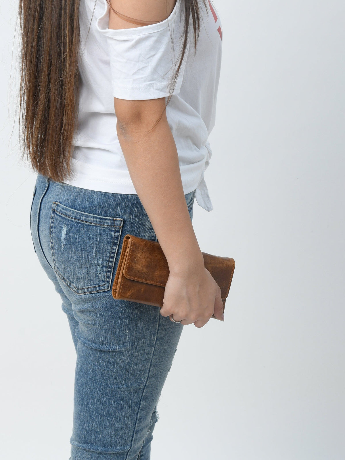Ellison Women's Wallet- Tan Brown Classy Leather Bags