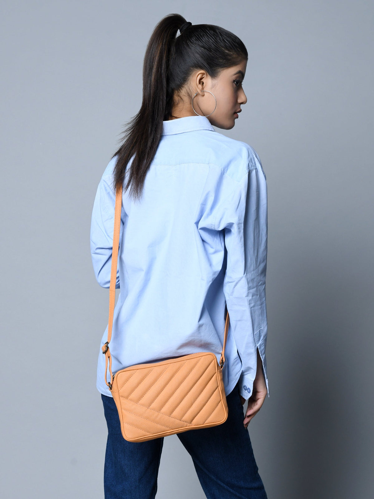 Mini Cute Quilted Crossbody Bag Classy Leather Bags
