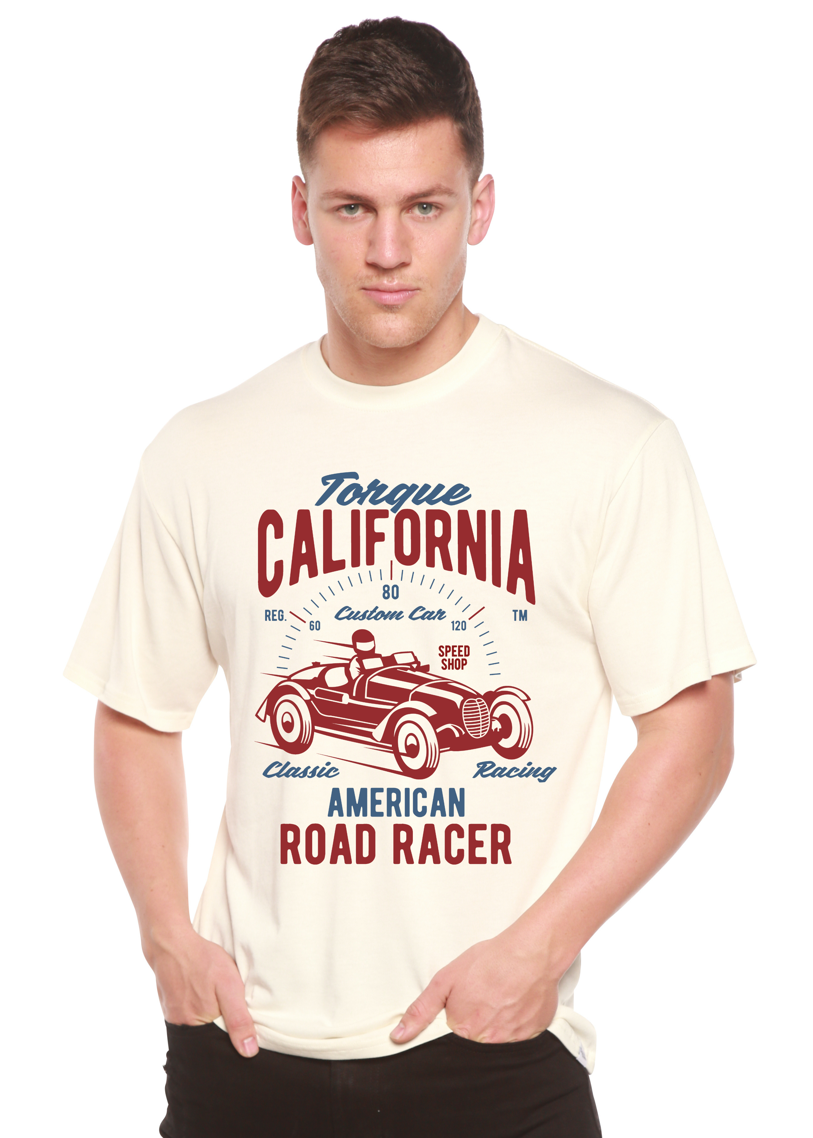 Torque California Spun Bamboo® Men's Bamboo Viscose/Organic Cotton Short Sleeve Graphic T-Shirt Spun Bamboo