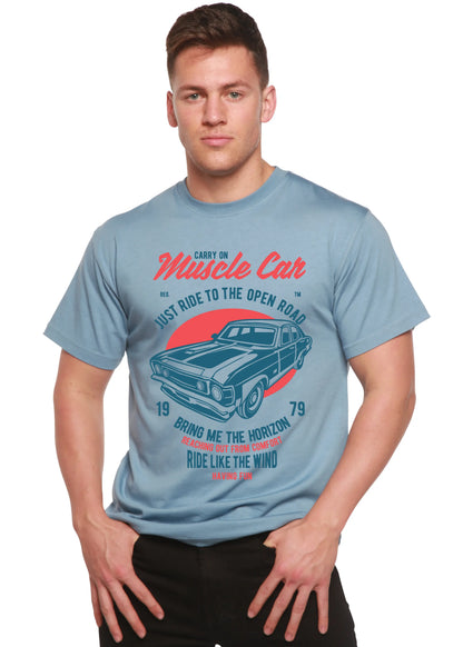 Muscle Car Spun Bamboo® Men's Bamboo Viscose/Organic Cotton Short Sleeve Graphic T-Shirt Spun Bamboo