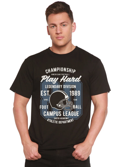Play Hard Spun Bamboo® Men's Bamboo Viscose/Organic Cotton Short Sleeve Graphic T-Shirt Spun Bamboo