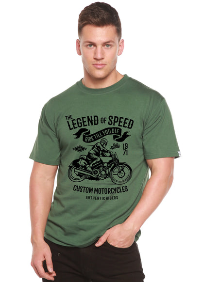 The Legend of Speed Spun Bamboo® Men's Bamboo Viscose/Organic Cotton Short Sleeve Graphic T-Shirt Spun Bamboo