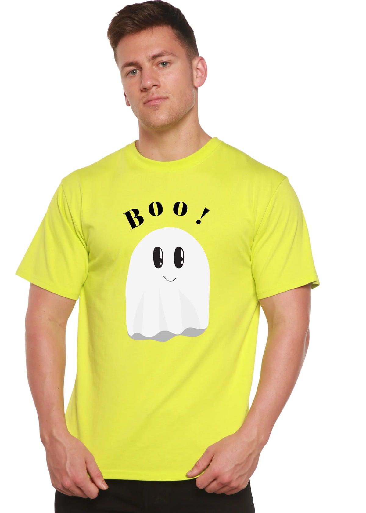 Boo Men's Bamboo Viscose/Organic Cotton Short Sleeve Graphic T-Shirt Spun Bamboo