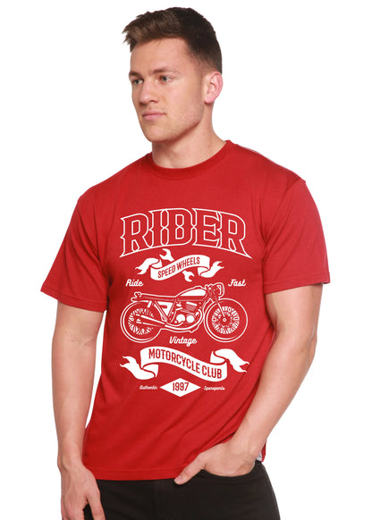 Rider Spun Bamboo® Men's Bamboo Viscose/Organic Cotton Short Sleeve Graphic T-Shirt Spun Bamboo