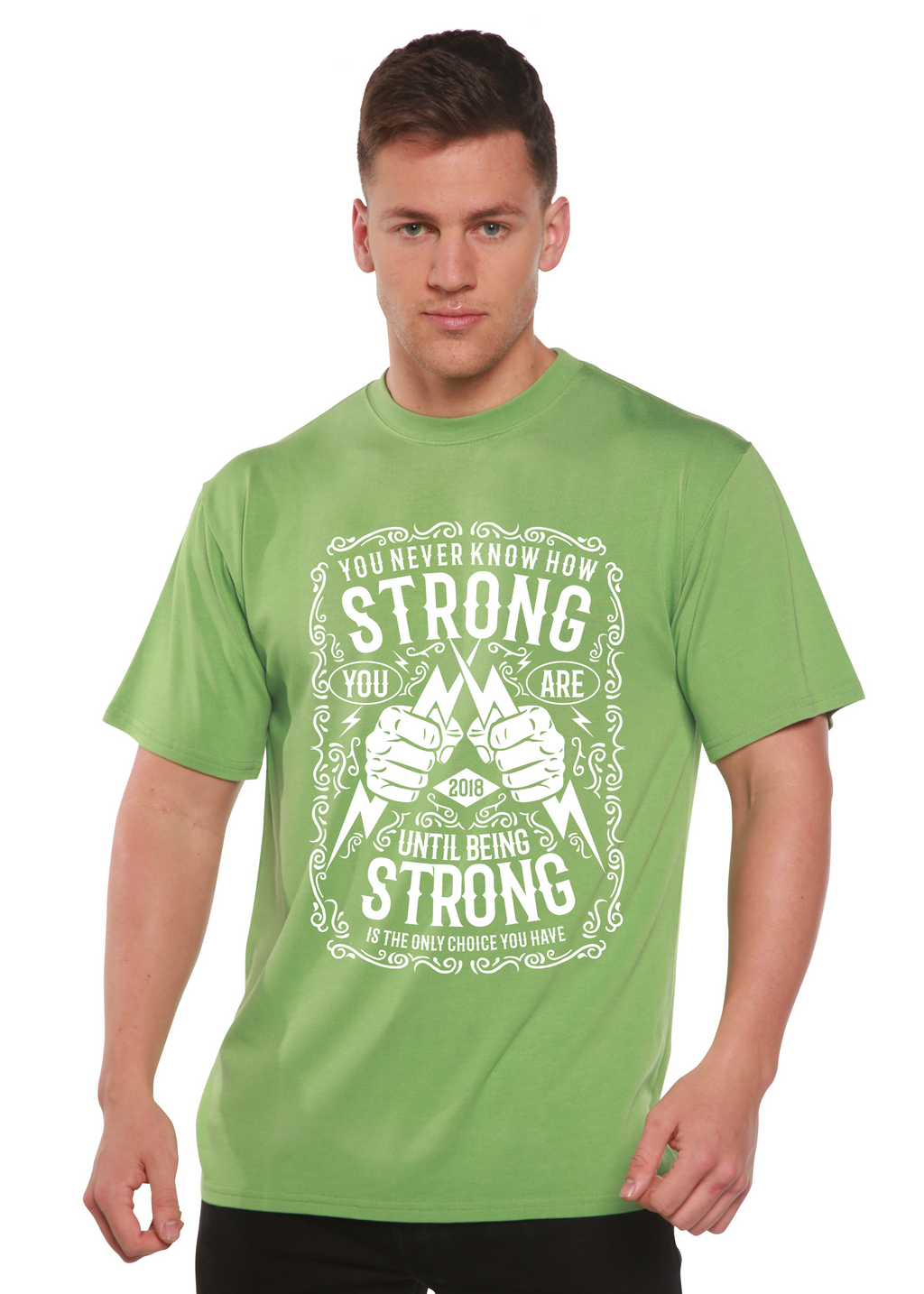 Strong Spun Bamboo® Men's Bamboo Viscose/Organic Cotton Short Sleeve Graphic T-Shirt Spun Bamboo