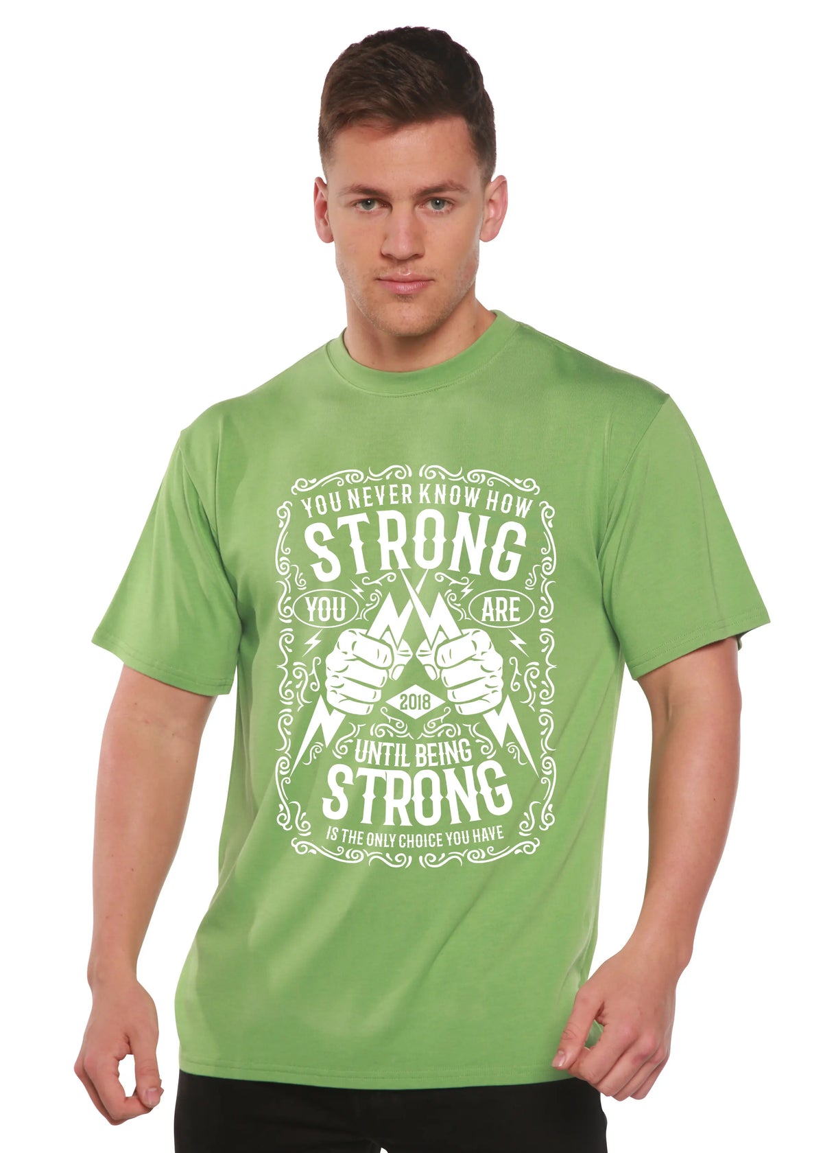 Strong Spun Bamboo® Men's Bamboo Viscose/Organic Cotton Short Sleeve Graphic T-Shirt Spun Bamboo