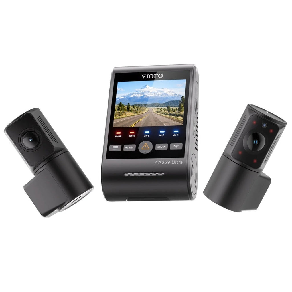 VIOFO A229 Ultra 4K+4K+1080p 3-Channel 30FPS UHD Dash Cam BlackboxMyCar