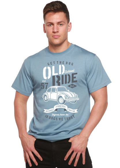 Old School Ride Spun Bamboo® Men's Bamboo Viscose/Organic Cotton Short Sleeve Graphic T-Shirt Spun Bamboo