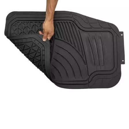 4-Piece: OxGord Universal Fit Heavy-Duty Rubber Car-Floor Mats Set DailySale