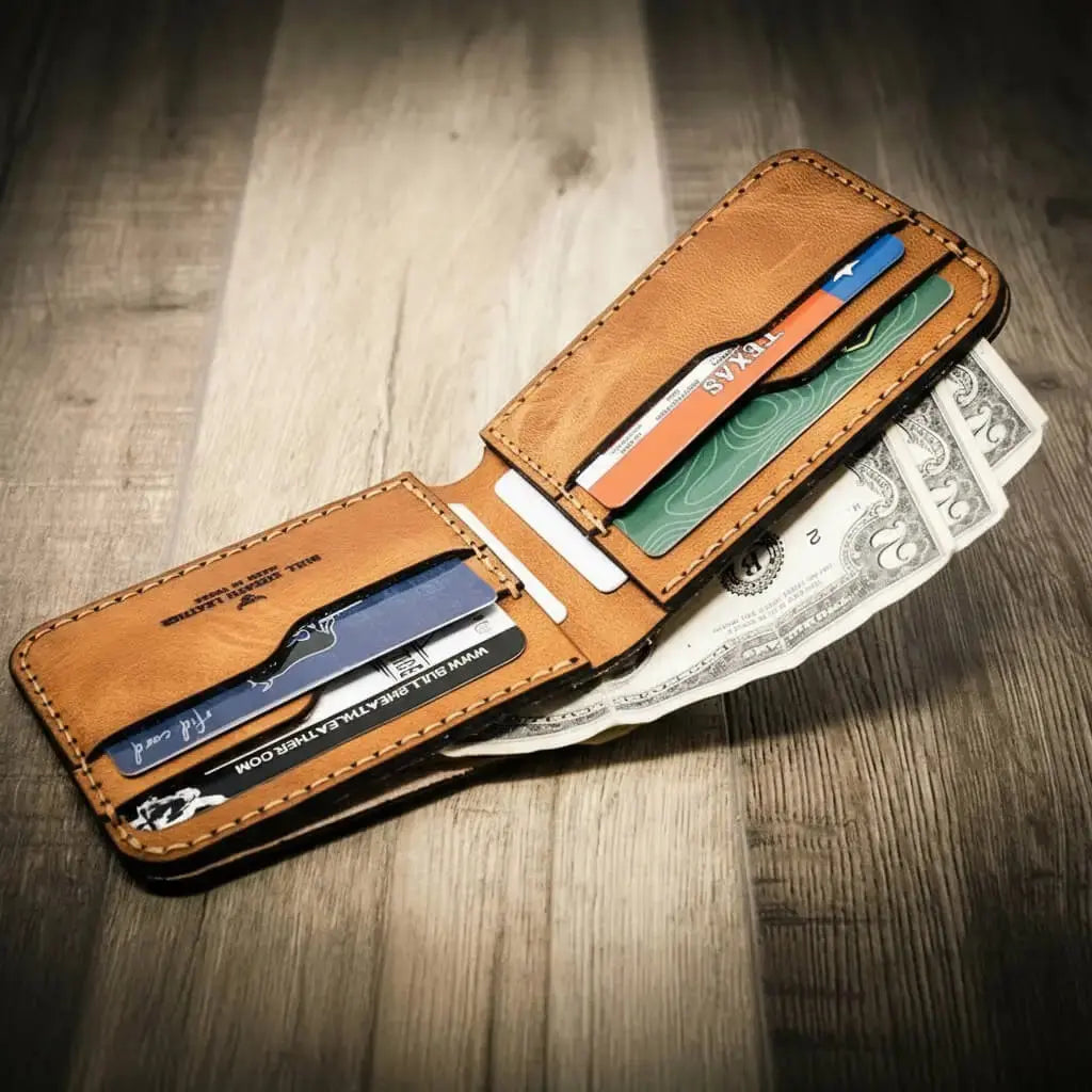 Rio Grande Bifold Wallet Bull Sheath Leather