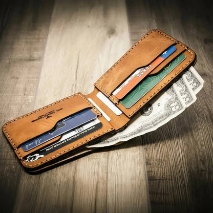 Rio Grande Bifold Wallet Bull Sheath Leather