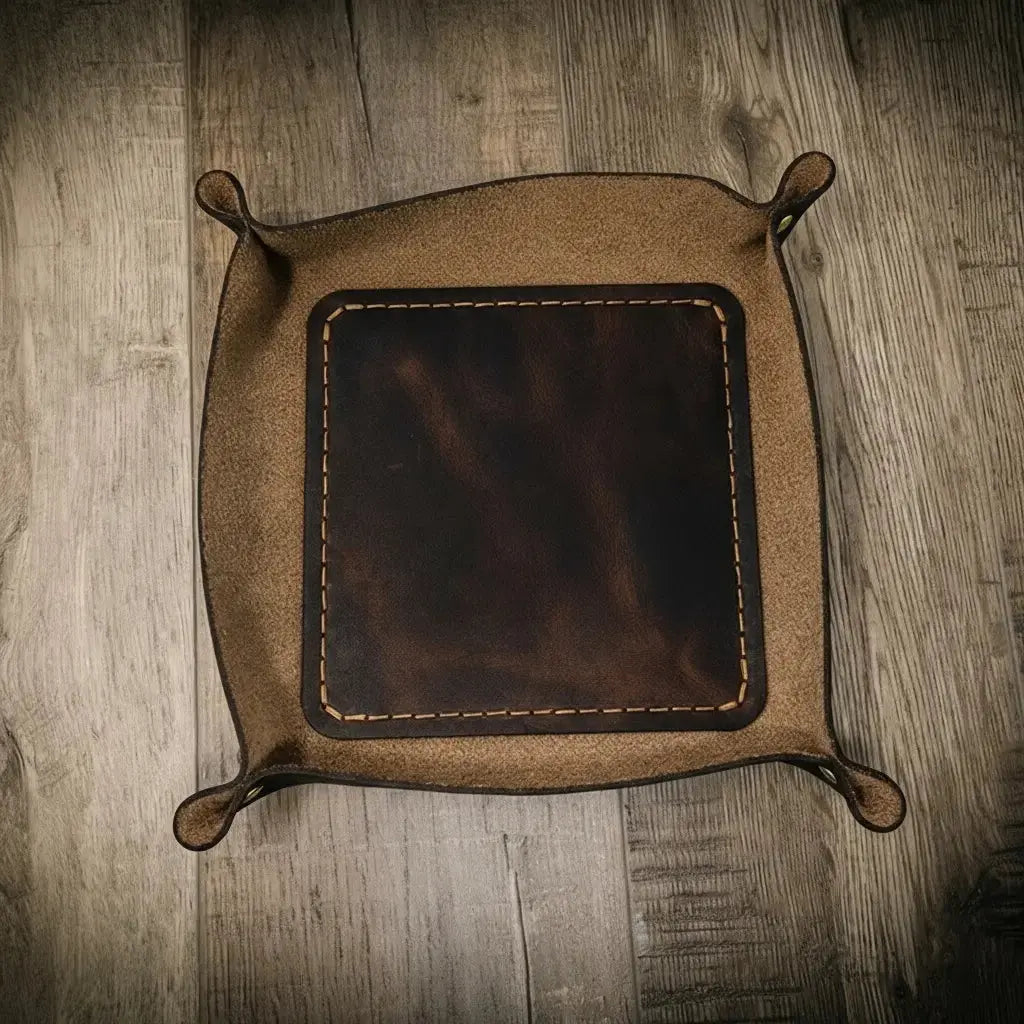 Valet Tray Bull Sheath Leather