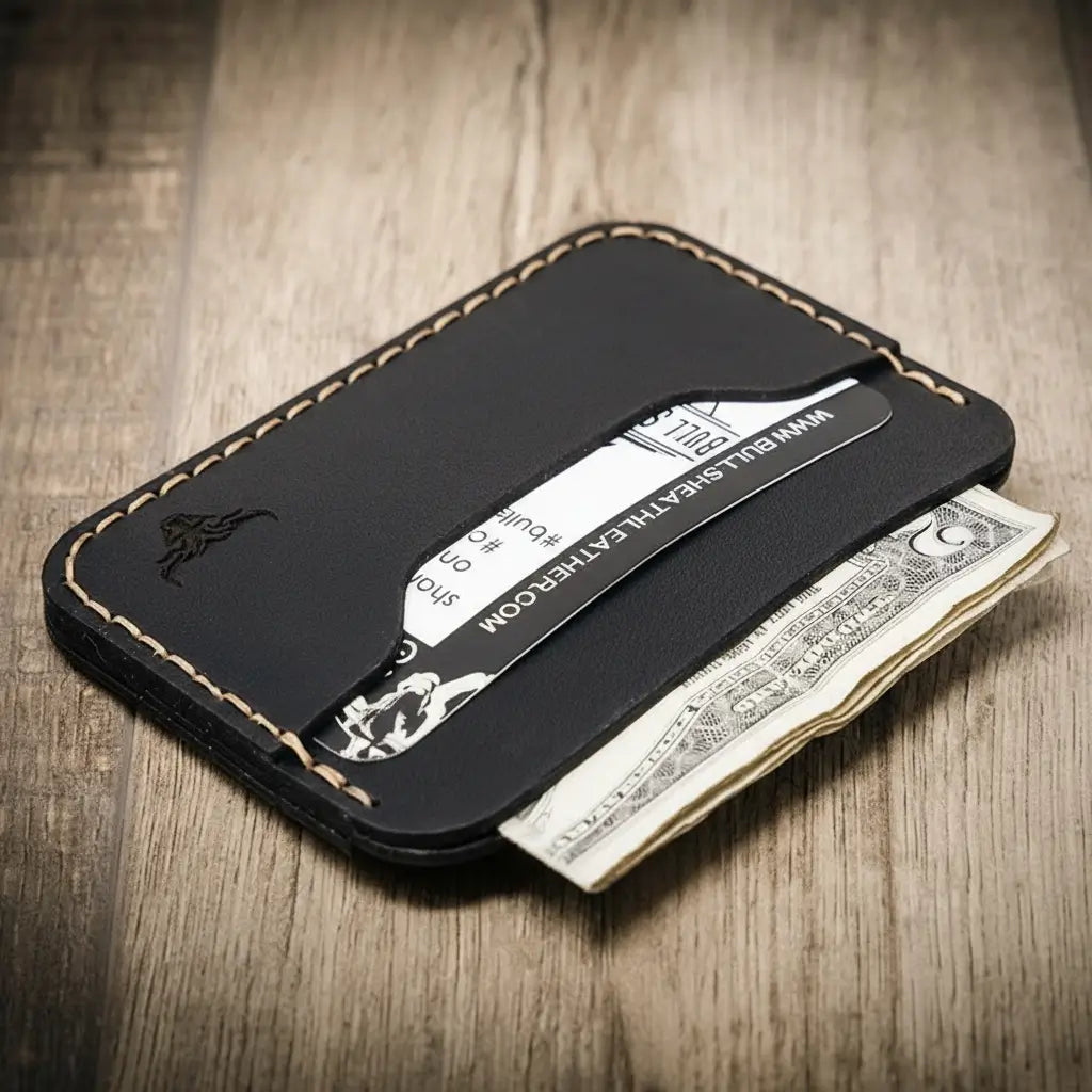 Pflugerville Card Wallet Bull Sheath Leather