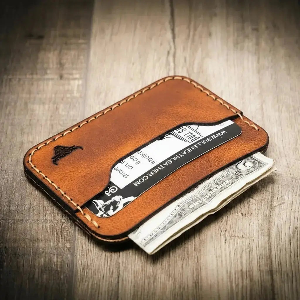 Pflugerville Card Wallet Bull Sheath Leather