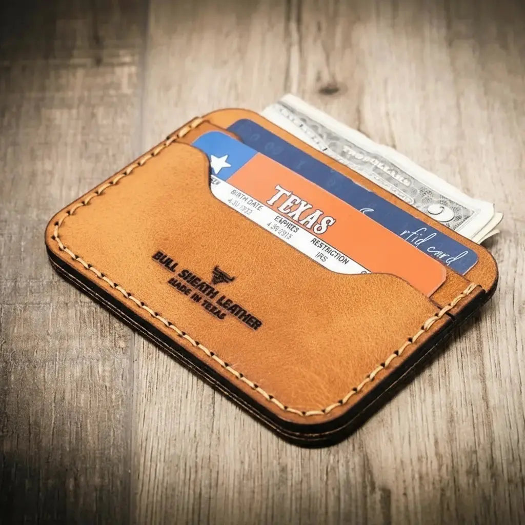 Pflugerville Card Wallet Bull Sheath Leather