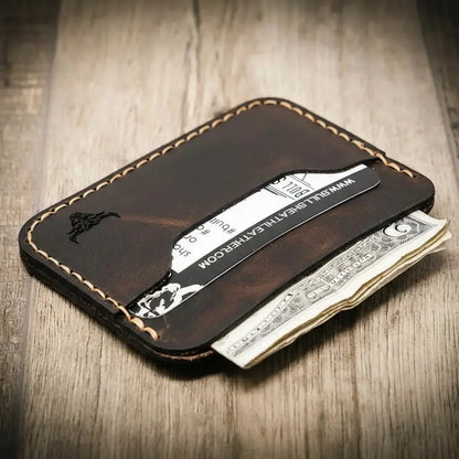 Pflugerville Card Wallet Bull Sheath Leather