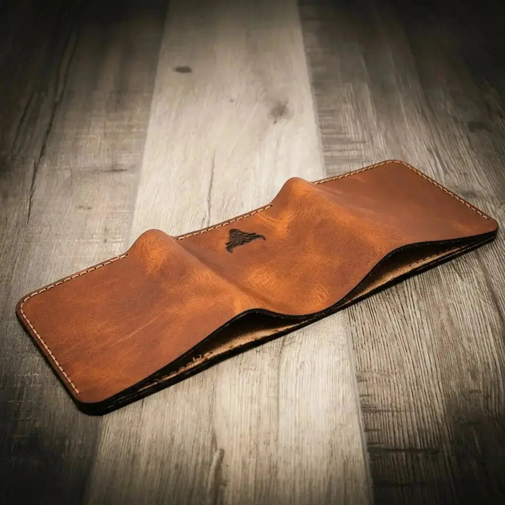 The Trinity Trifold Wallet Bull Sheath Leather