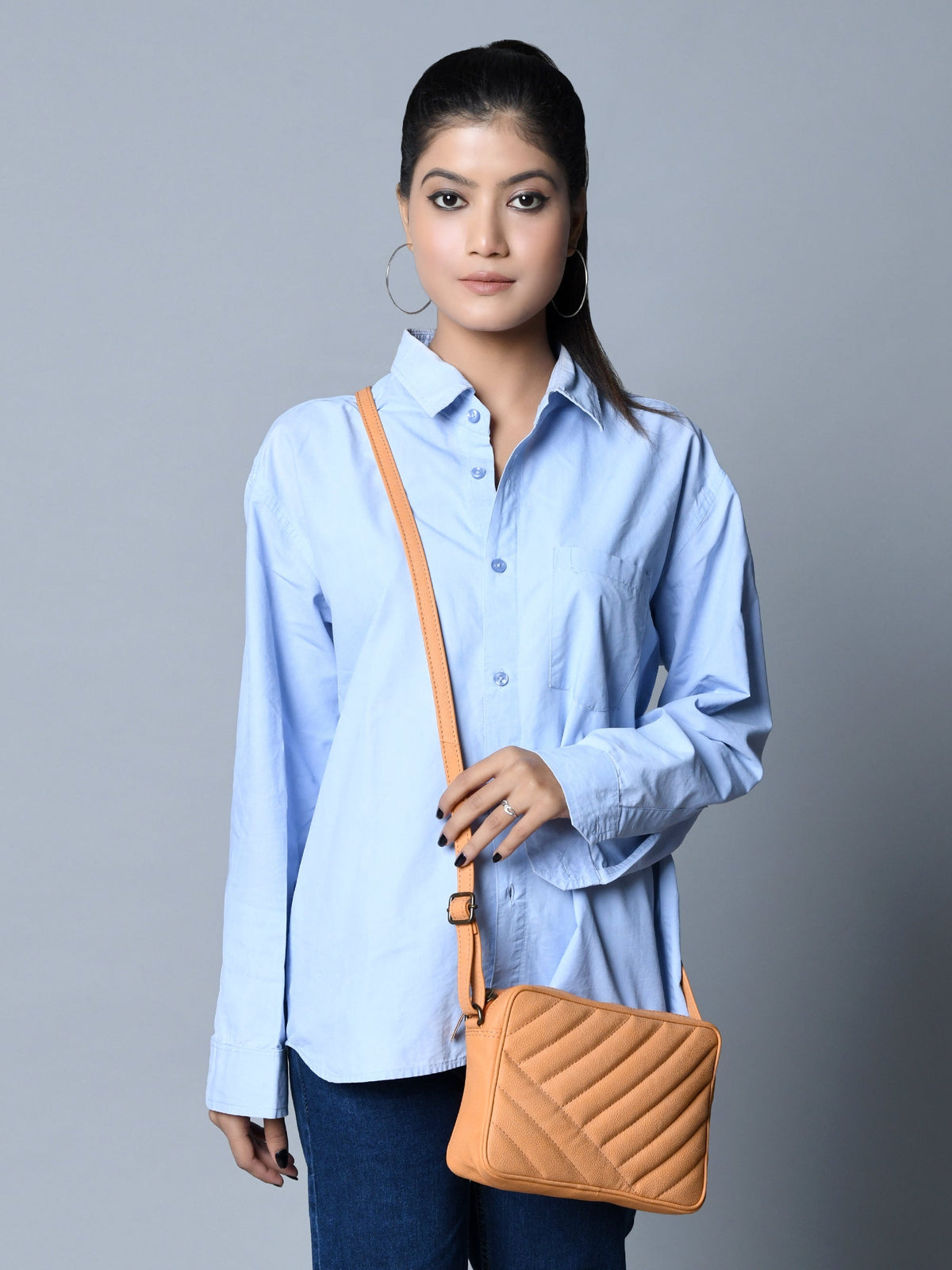 Mini Cute Quilted Crossbody Bag Classy Leather Bags