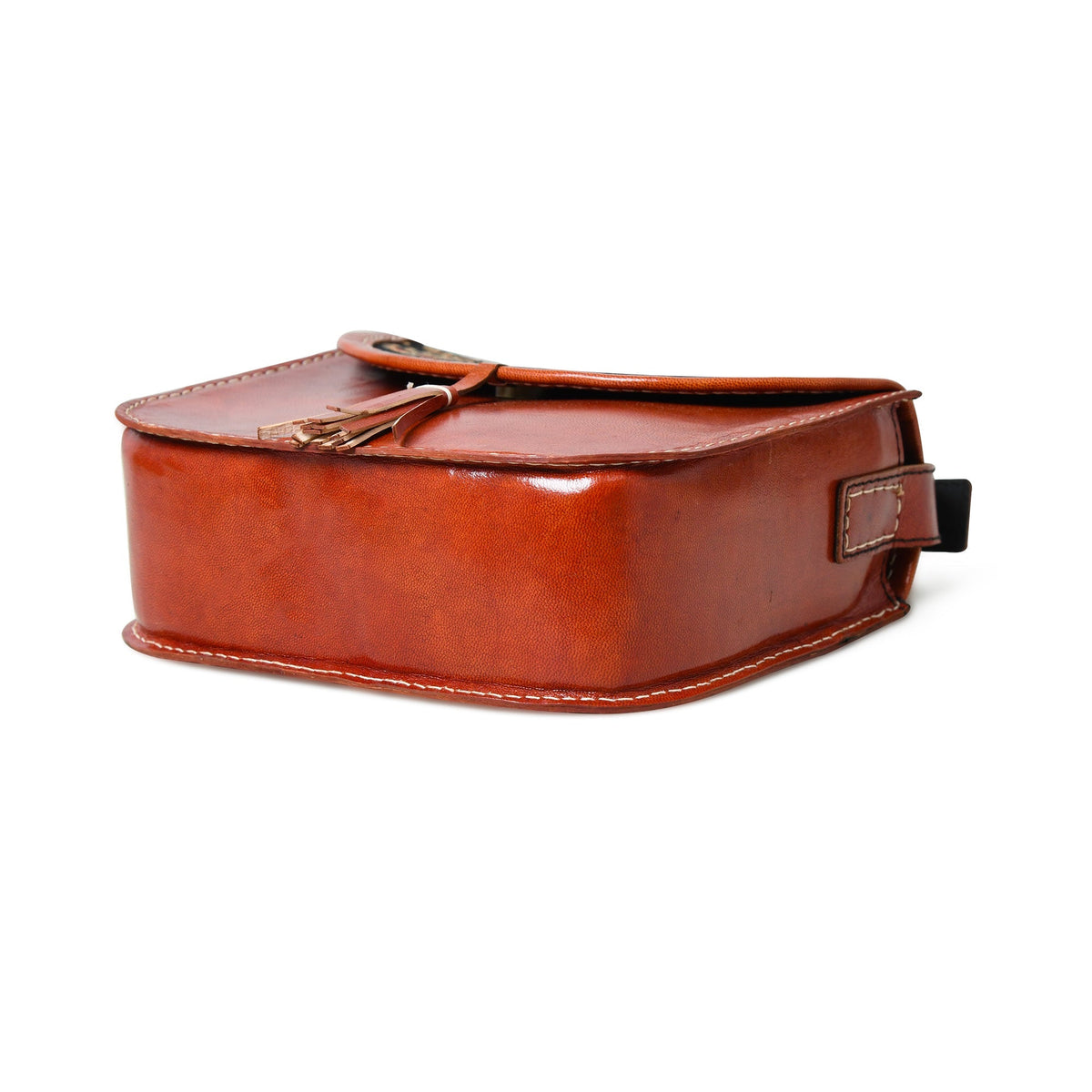 Astounding Ajrakh Ethnic Satchel Classy Leather Bags