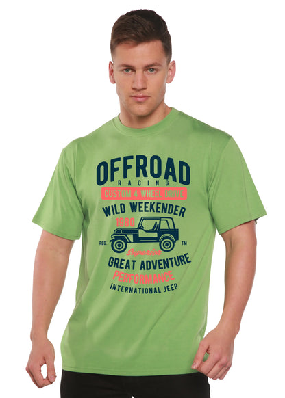 Off Road Racing Spun Bamboo® Men's Bamboo Viscose/Organic Cotton Short Sleeve Graphic T-Shirt Spun Bamboo