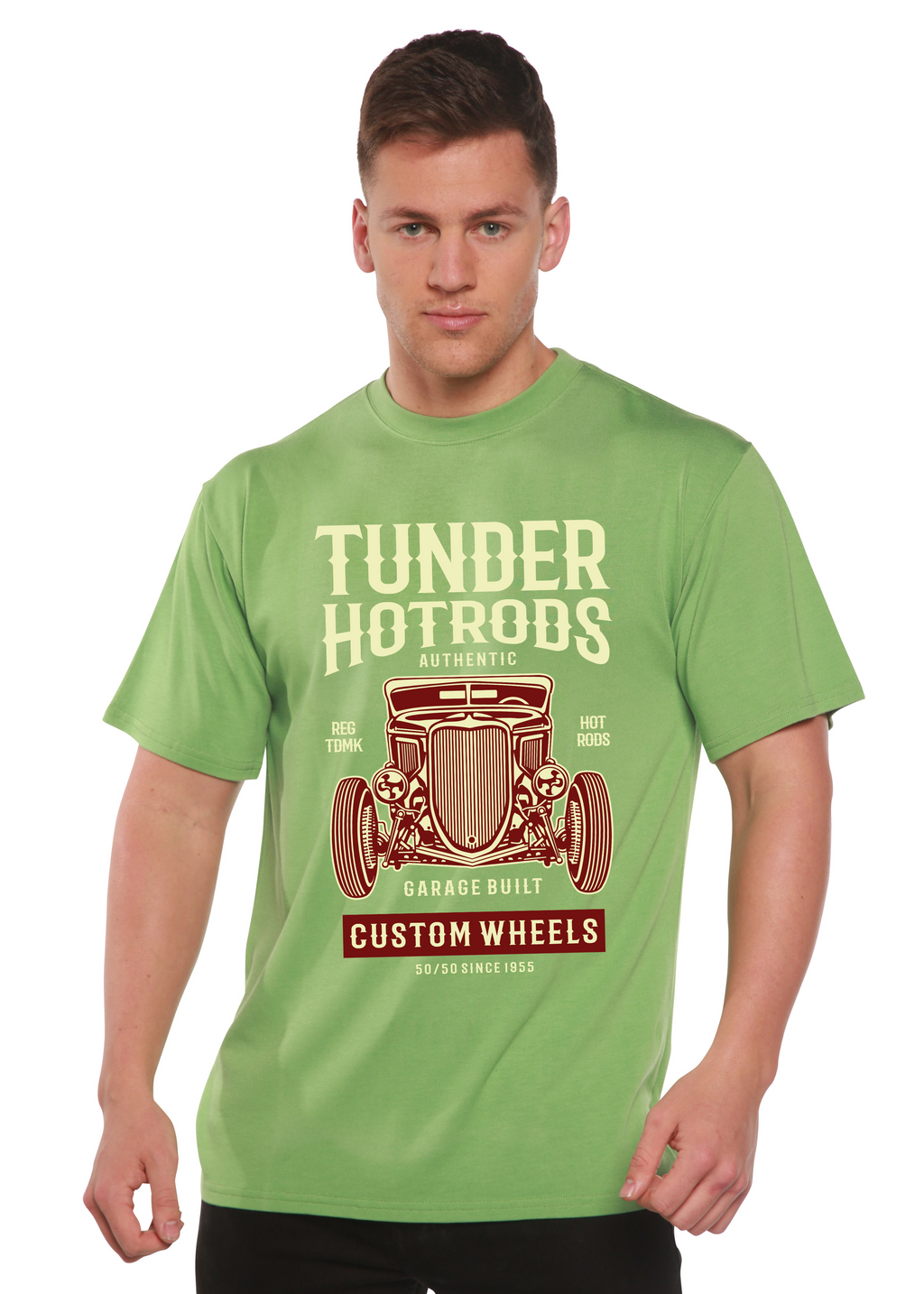 Thunder Hot Spun Bamboo® Men's Bamboo Viscose/Organic Cotton Short Sleeve Graphic T-Shirt Spun Bamboo