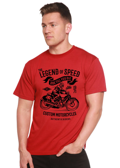 The Legend of Speed Spun Bamboo® Men's Bamboo Viscose/Organic Cotton Short Sleeve Graphic T-Shirt Spun Bamboo
