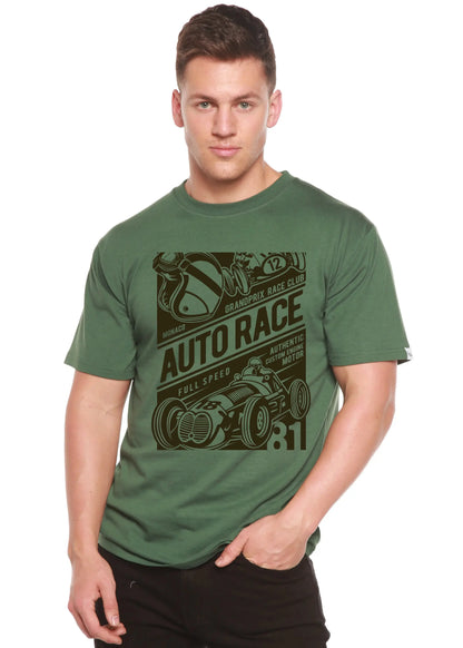 Auto Race Men's Bamboo Viscose/Organic Cotton Short Sleeve Graphic T-Shirt Spun Bamboo