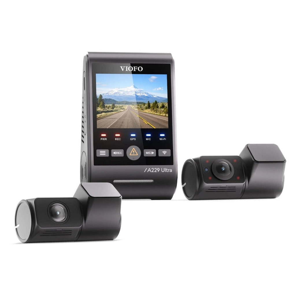 VIOFO A229 Ultra 4K+4K+1080p 3-Channel 30FPS UHD Dash Cam BlackboxMyCar
