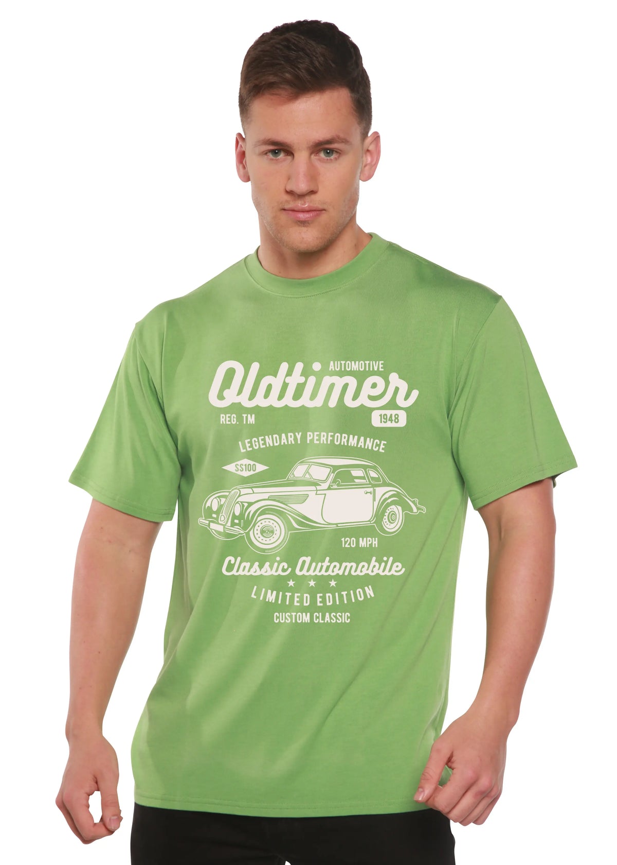 Oldtimer Spun Bamboo® Men's Bamboo Viscose/Organic Cotton Short Sleeve Graphic T-Shirt Spun Bamboo