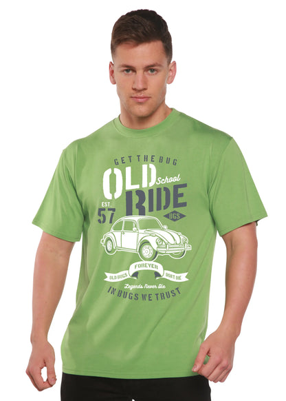 Old School Ride Spun Bamboo® Men's Bamboo Viscose/Organic Cotton Short Sleeve Graphic T-Shirt Spun Bamboo