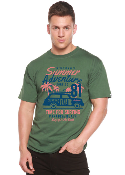 Sammer Adventure Spun Bamboo® Men's Bamboo Viscose/Organic Cotton Short Sleeve Graphic T-Shirt Spun Bamboo