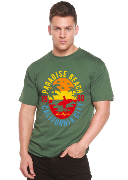 Sunshine Paradise Spun Bamboo® Men's Bamboo Viscose/Organic Cotton Short Sleeve Graphic T-Shirt Spun Bamboo