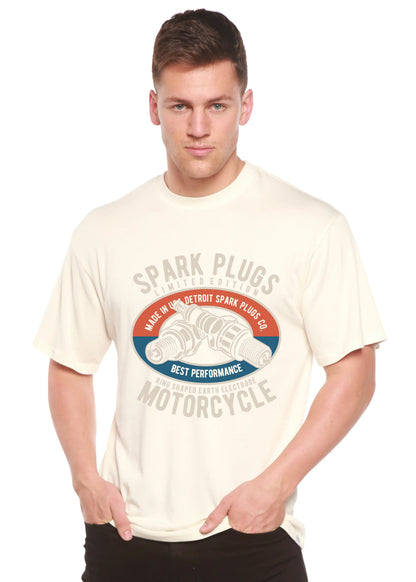 Spark Plugs Spun Bamboo® Men's Bamboo Viscose/Organic Cotton Short Sleeve Graphic T-Shirt Spun Bamboo