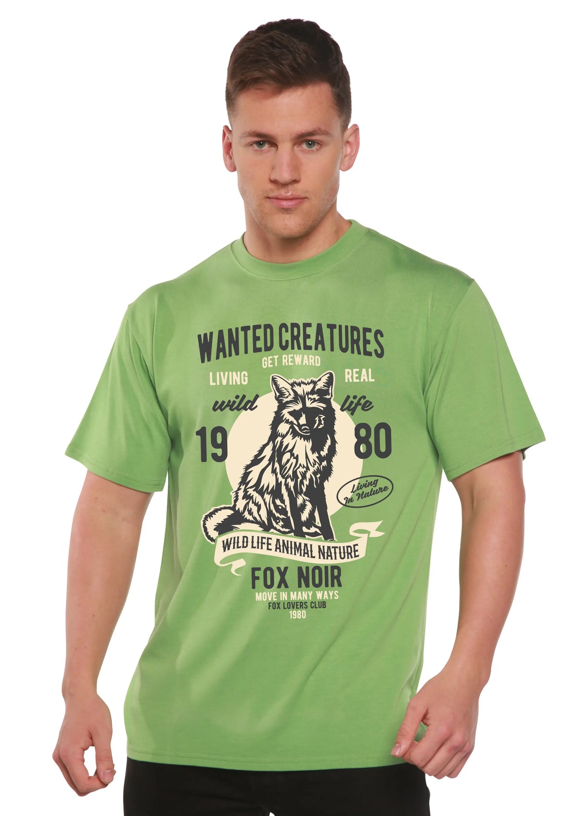 Wanted Creature Spun Bamboo® Men's Bamboo Viscose/Organic Cotton Short Sleeve Graphic T-Shirt Spun Bamboo